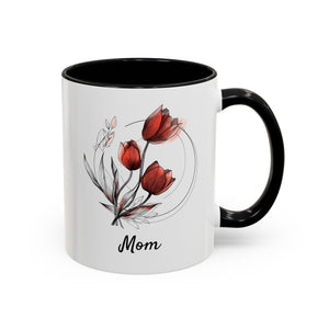 April Tulips, Personalized Birth Month Mug-Mug-Wild Pour