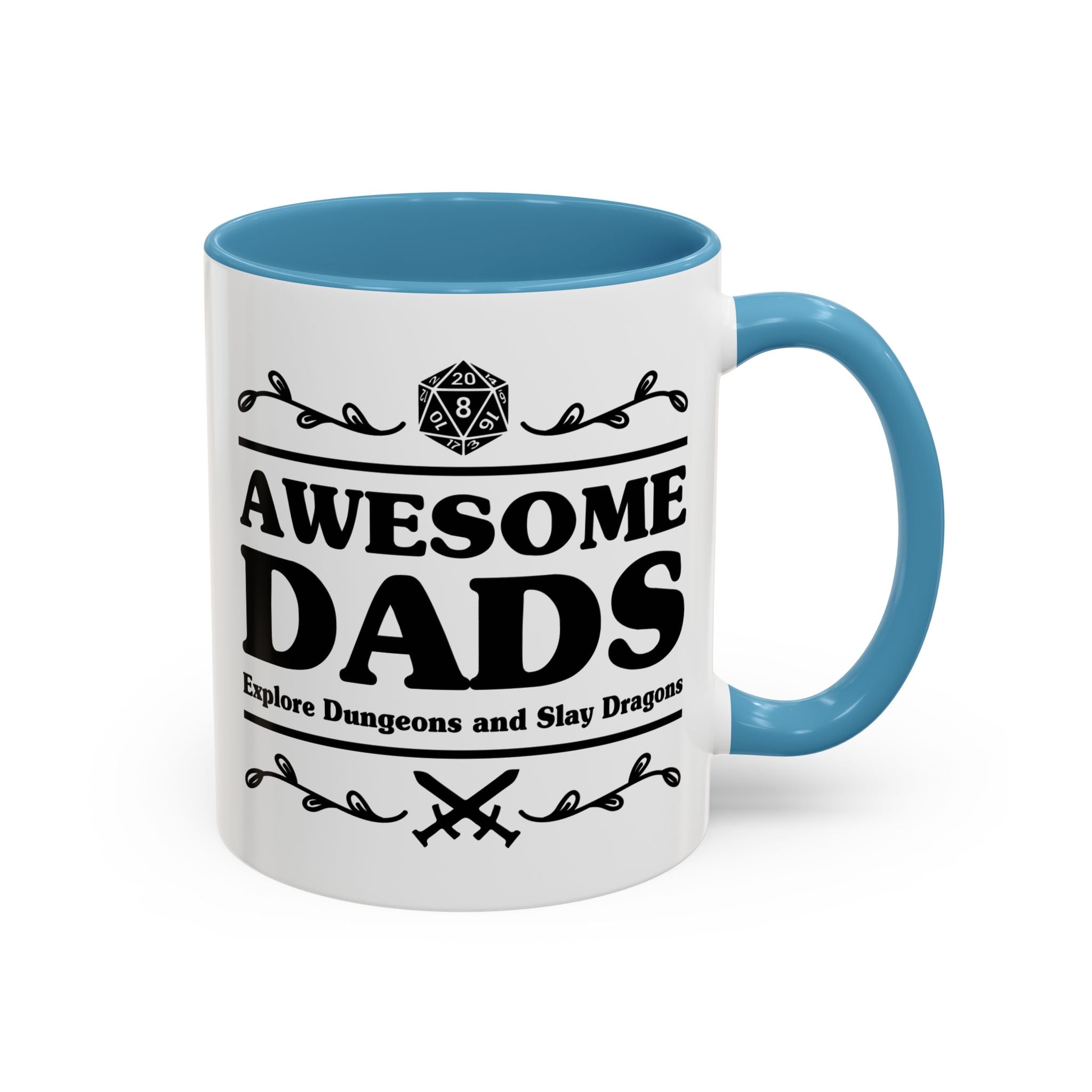 Awesome Dads Explore Dungeons & Slay Dragons, D&D Mug-Mug-Wild Pour