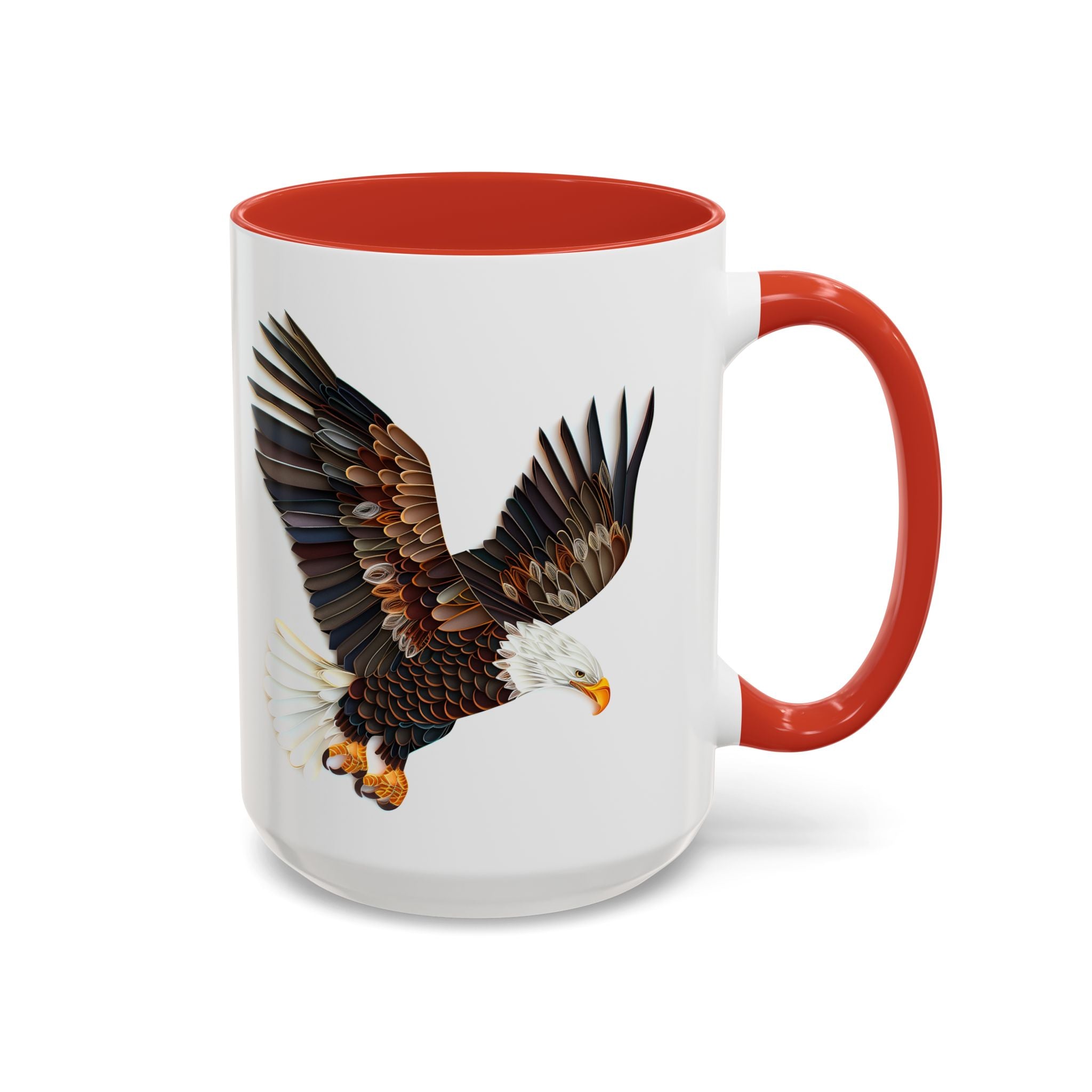 Bald Eagle, Paper Quilling Mug-Mug-Wild Pour