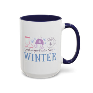 Just a Girl Who Loves Winter Mug-Mug-Wild Pour