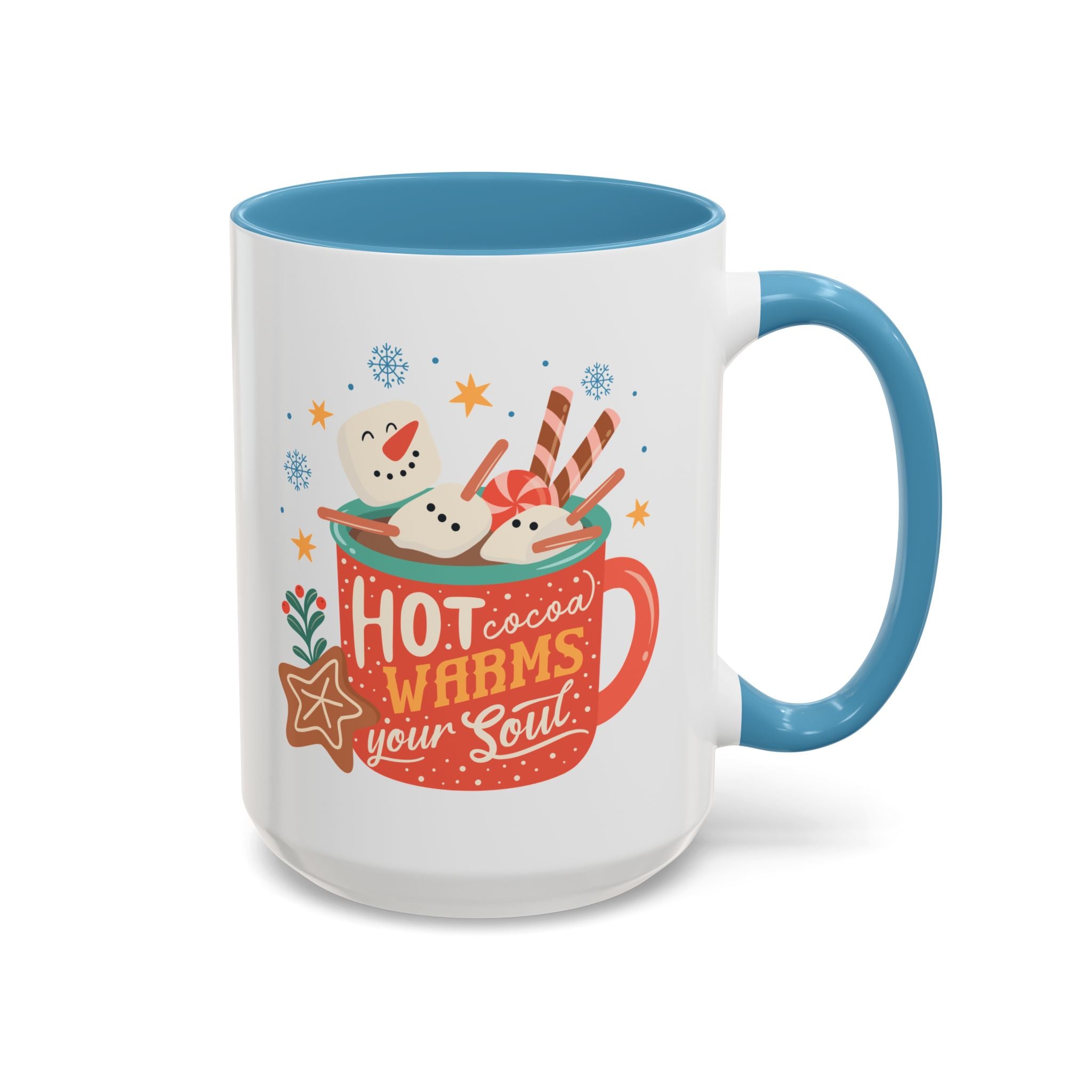 Hot Cocoa Warms Your Soul, Snowman Mug-Mug-Wild Pour