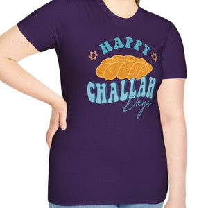 Happy Challah Days Tee-Adult Tees-Wild Pour