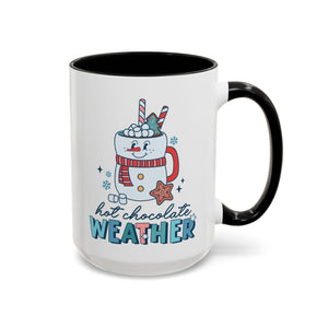 Hot Chocolate Weather, Snowman Mug-Mug-Wild Pour