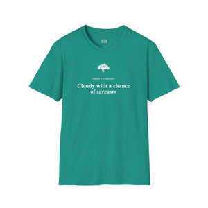 Cloudy With a Chance of Sarcasm Tee-Adult Tees-Wild Pour