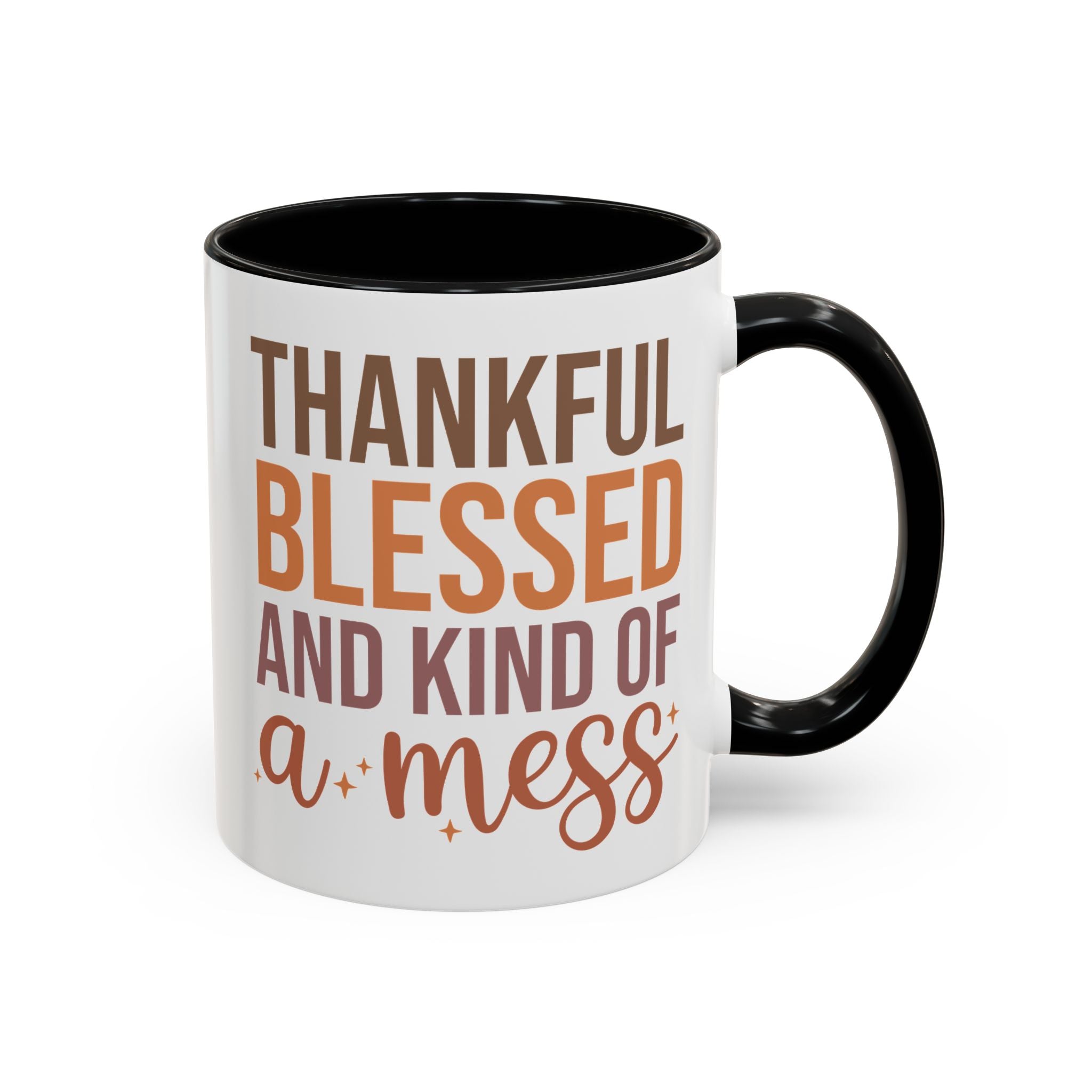 Thankful, Blessed and Kind of a Mess Mug-Mug-Wild Pour