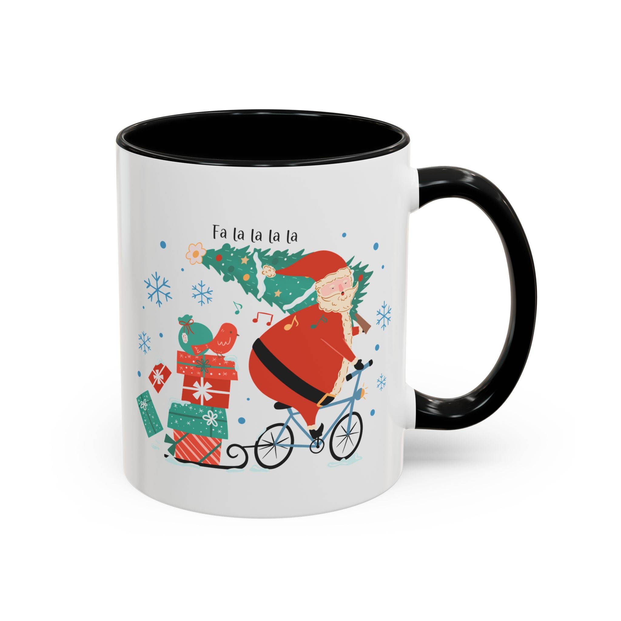 Santa on a Bike Mug-Mug-Wild Pour