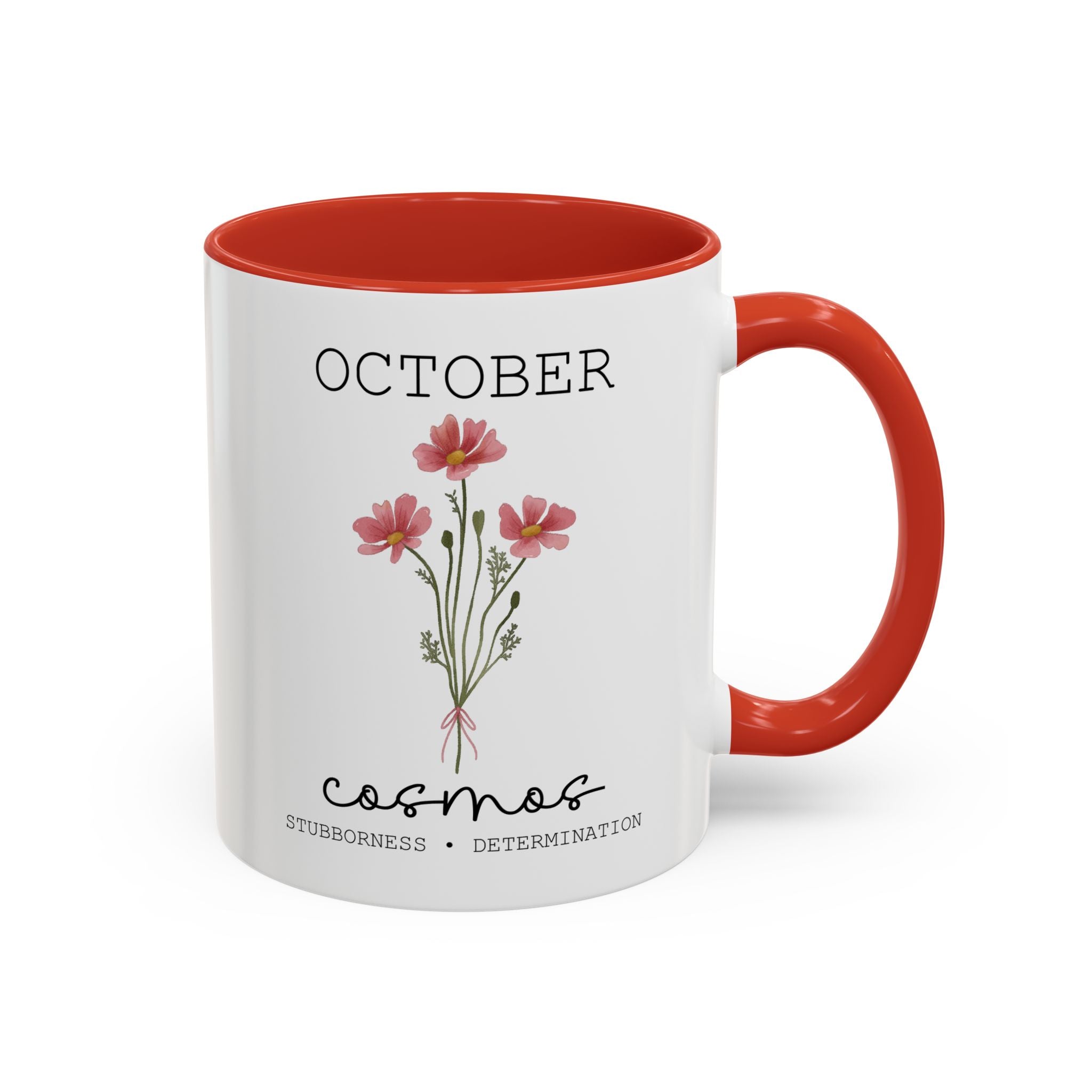 October Cosmos, Virtues Birth Month Mug-Mug-Wild Pour