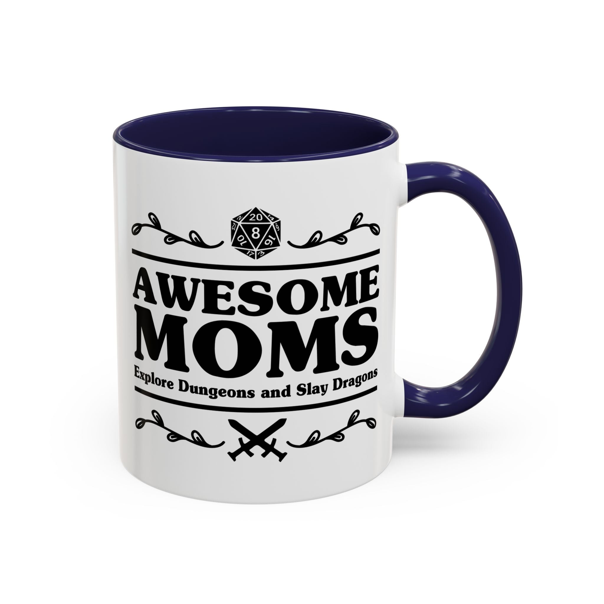 Awesome Moms Explore Dungeons & Slay Dragons, D&D Mug-Mug-Wild Pour