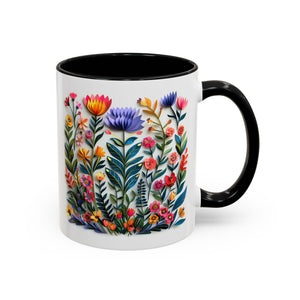 Wildflowers, Paper Quilling Mug-Mug-Wild Pour