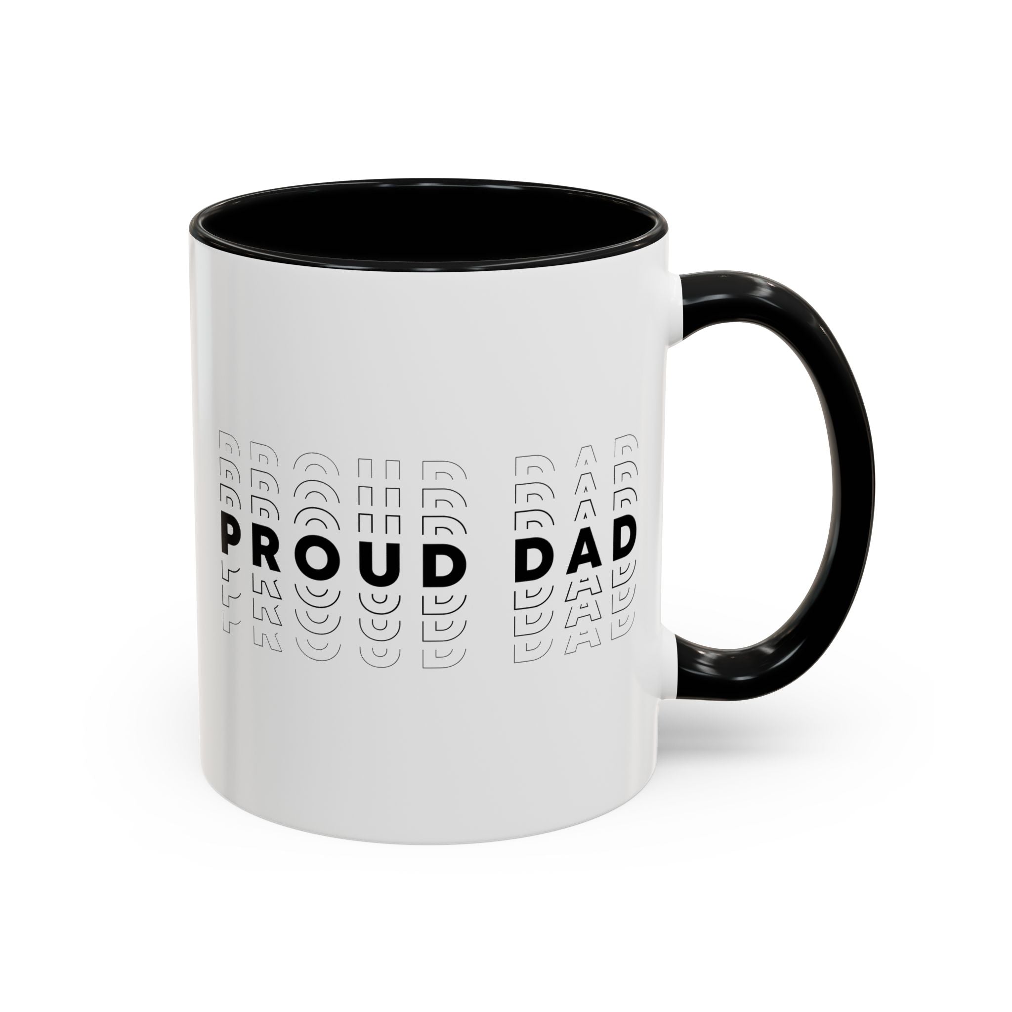 Proud Dad, Faded Text Mug-Mug-Wild Pour