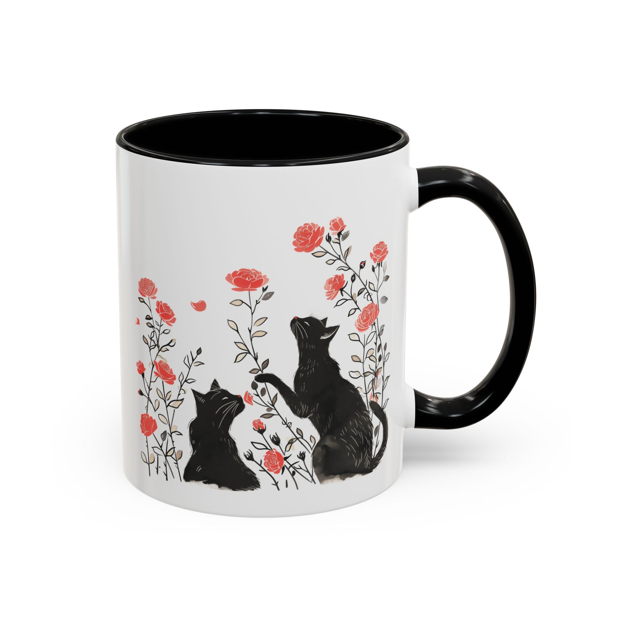 Stop and Smell the Roses, Cat Mug-Mug-Wild Pour