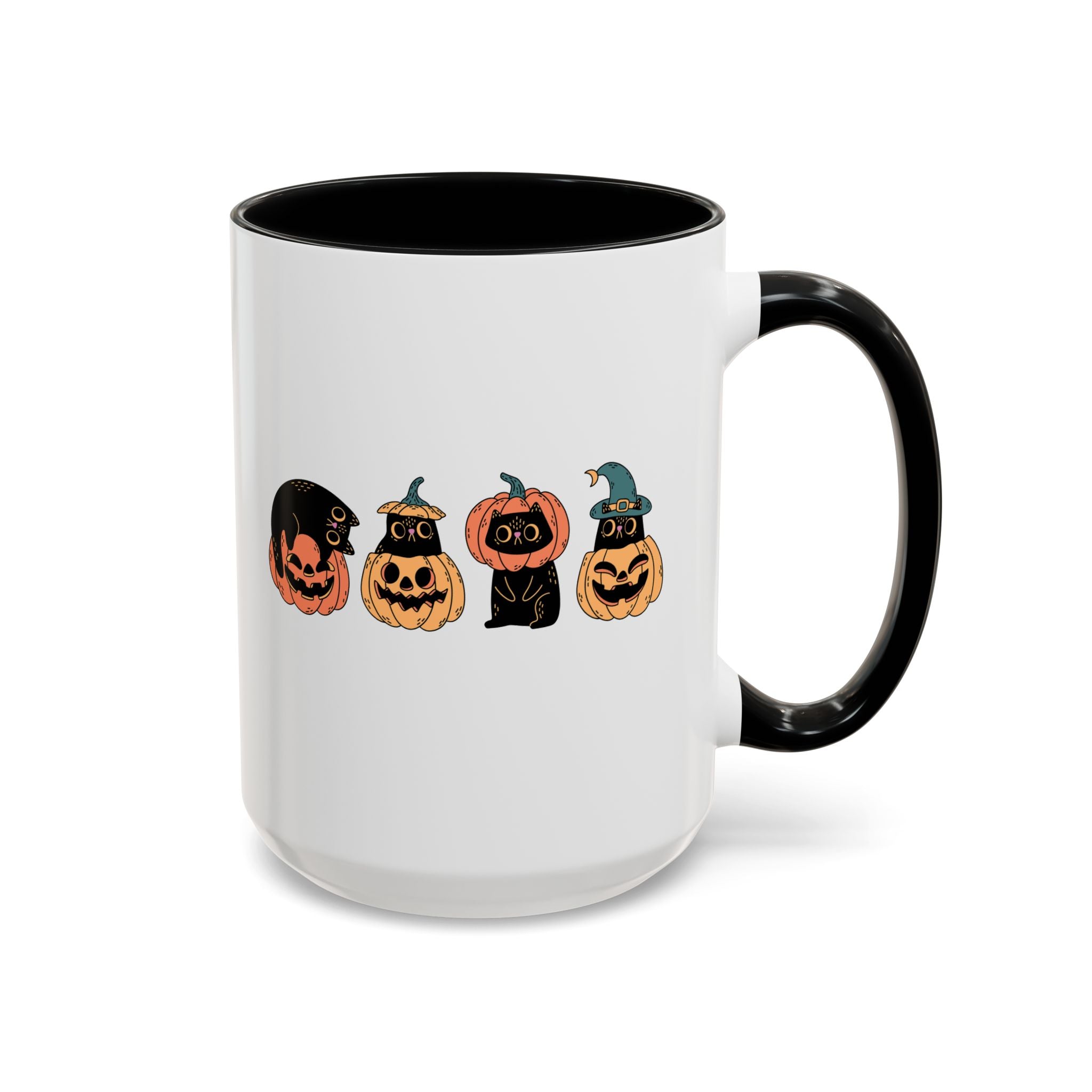 Black Cats and Pumpkins Mug-Mug-Wild Pour