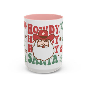 Howdy Santa, Wrap-Around Christmas Mug-Mug-Wild Pour