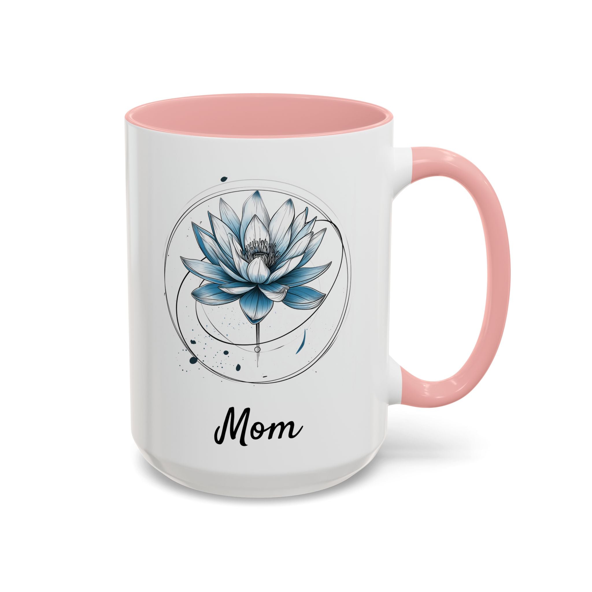 July Waterlily, Personalized Birth Month Mug-Mug-Wild Pour