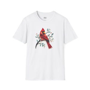 Cardinal, Paper Quilling Tee-Adult Tees-Wild Pour