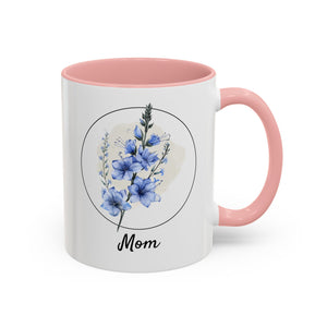 July Larkspur, Personalized Birth Month Mug-Mug-Wild Pour