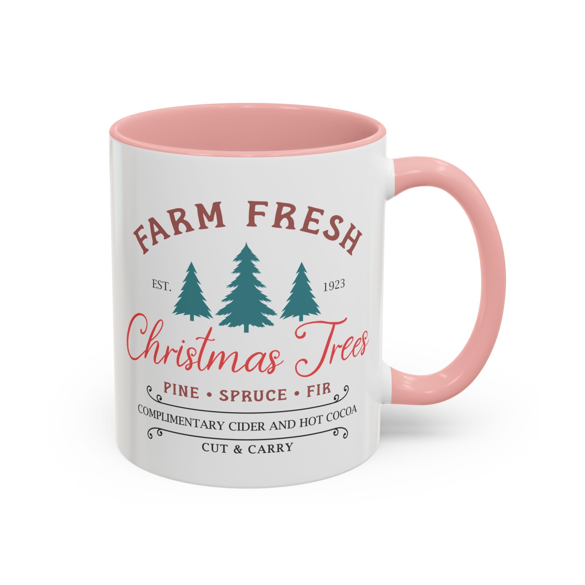 Farm Fresh Christmas Trees Mug-Mug-Wild Pour