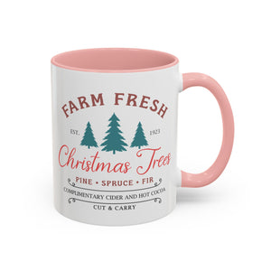 Farm Fresh Christmas Trees Mug-Mug-Wild Pour