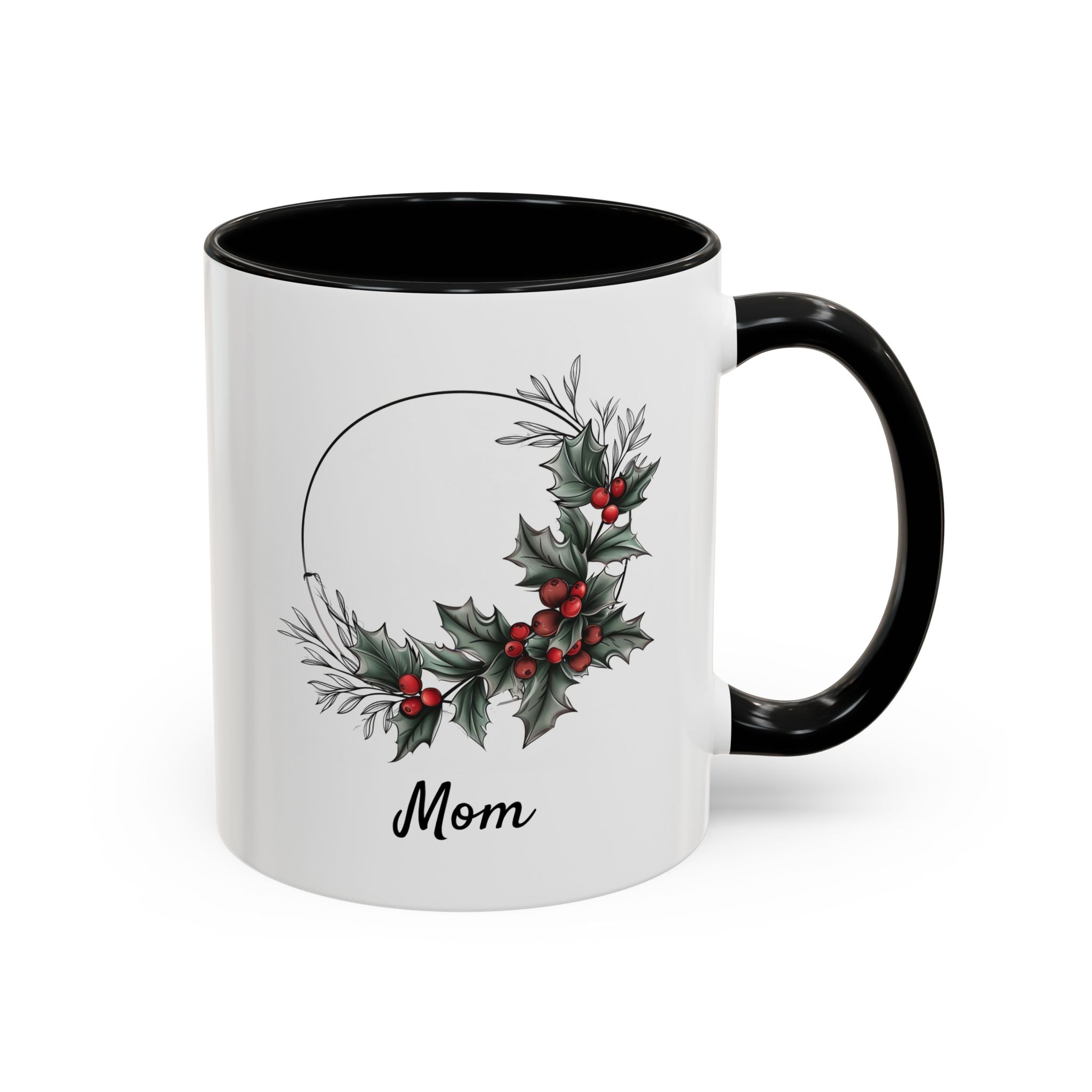 December Holly, Personalized Birth Month Mug-Mug-Wild Pour