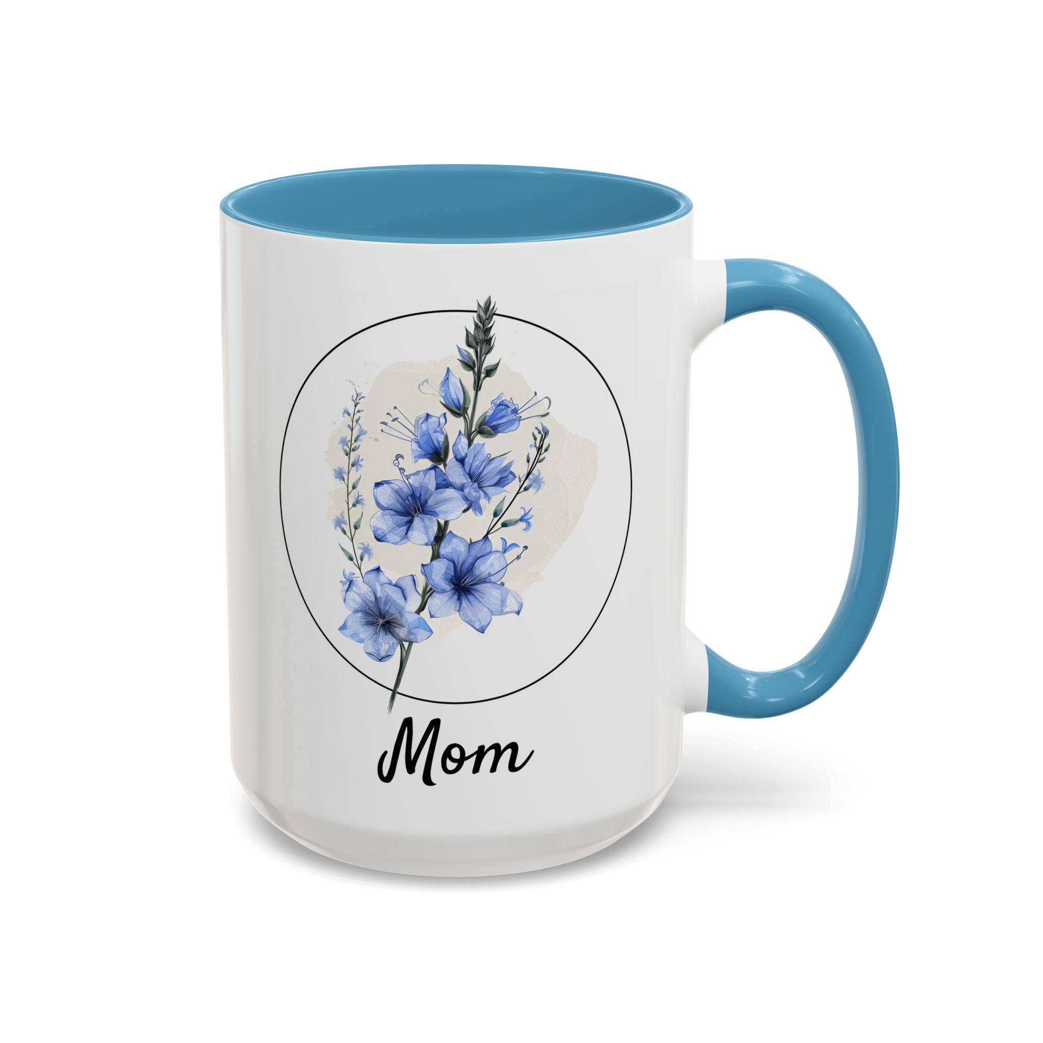 July Larkspur, Personalized Birth Month Mug-Mug-Wild Pour