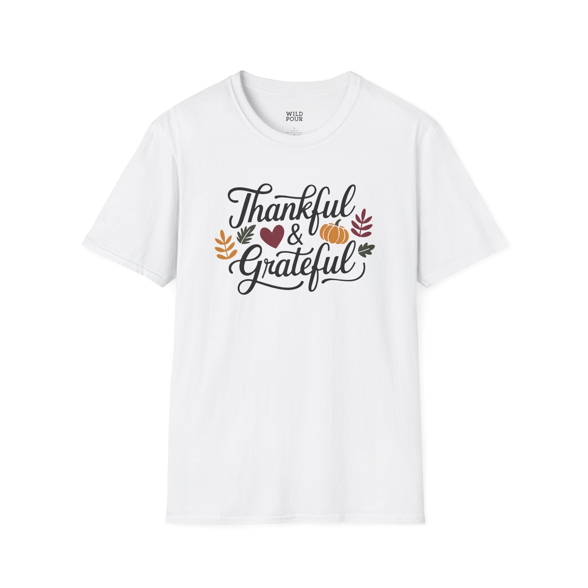 Thankful and Grateful Tee-Adult Tees-Wild Pour