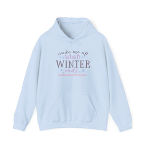 Wake Me Up When Winter Ends Hoodie-Hoodie-Wild Pour