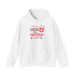 I Run on Coffee and Christmas Cheer Hoodie-Hoodie-Wild Pour