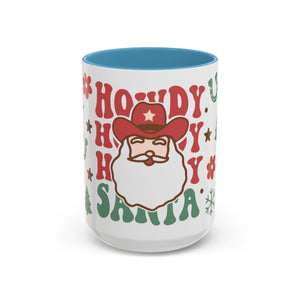 Howdy Santa, Wrap-Around Christmas Mug-Mug-Wild Pour