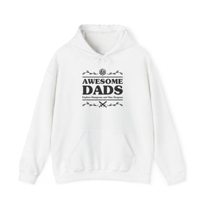 Awesome Dads Explore Dungeons & Slay Dragons, D&D Hoodie-Hoodie-Wild Pour