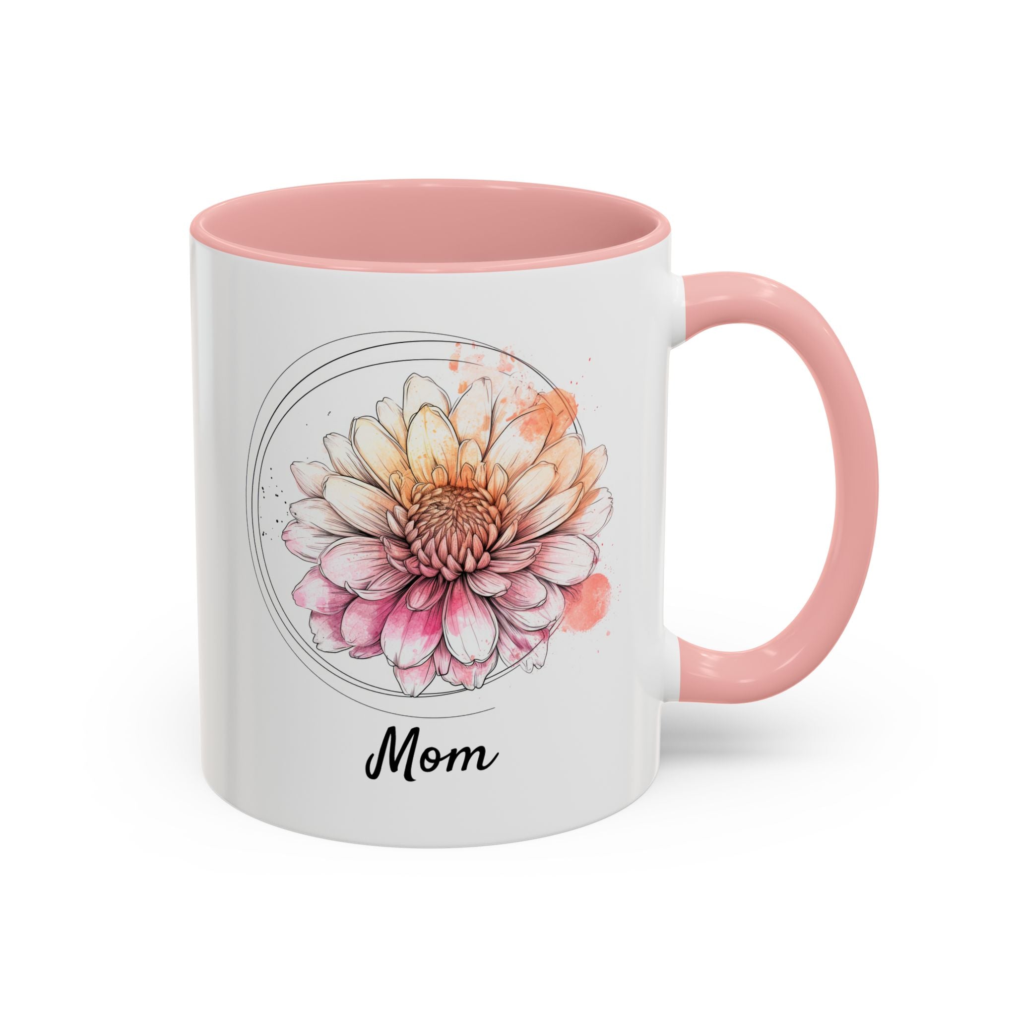 November Chrysanthemum, Personalized Birth Month Mug-Mug-Wild Pour