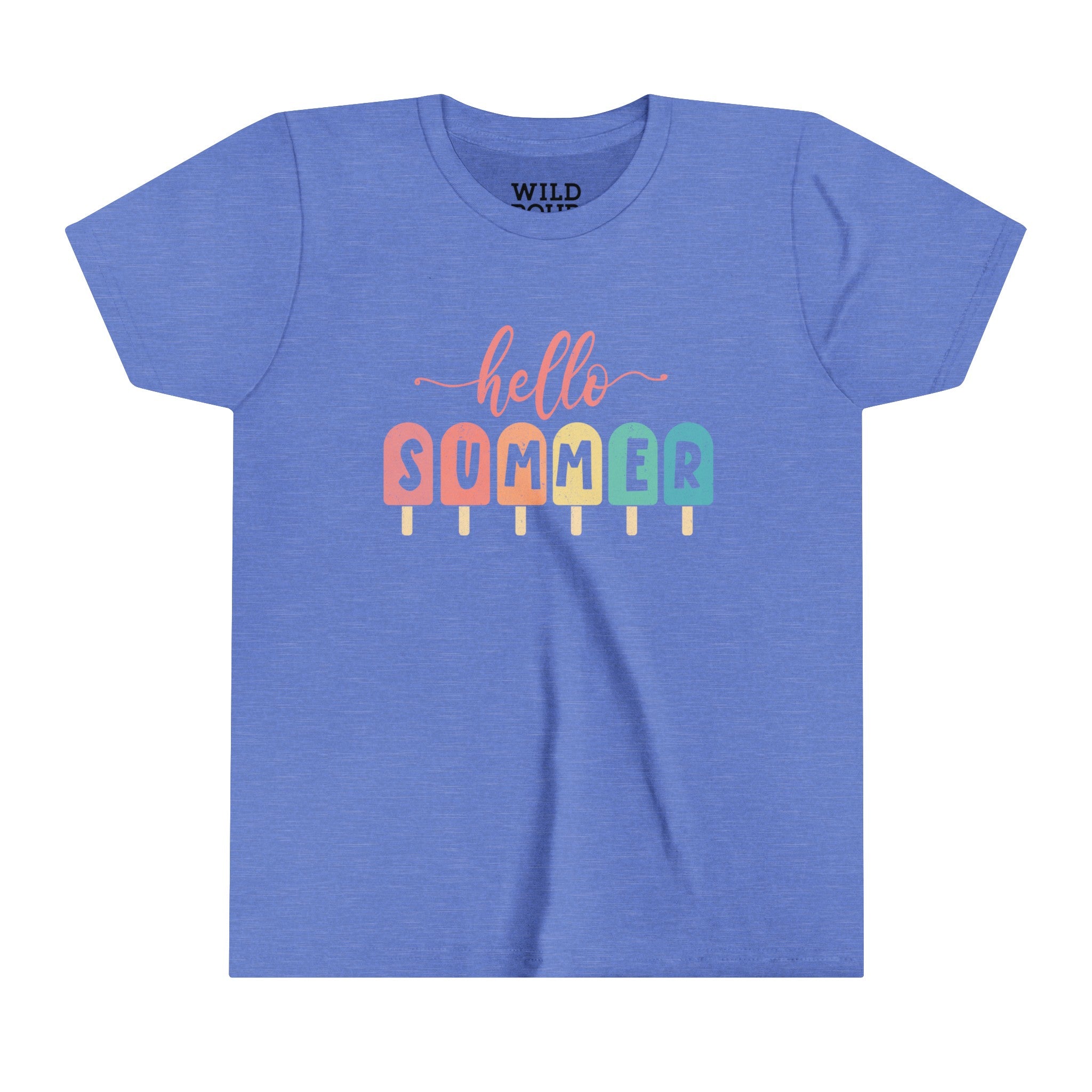 Hello Summer, Popsicles Youth Tee-Youth Tees-Wild Pour