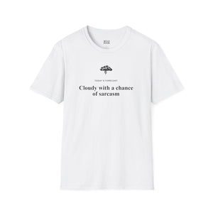 Cloudy With a Chance of Sarcasm Tee-Adult Tees-Wild Pour