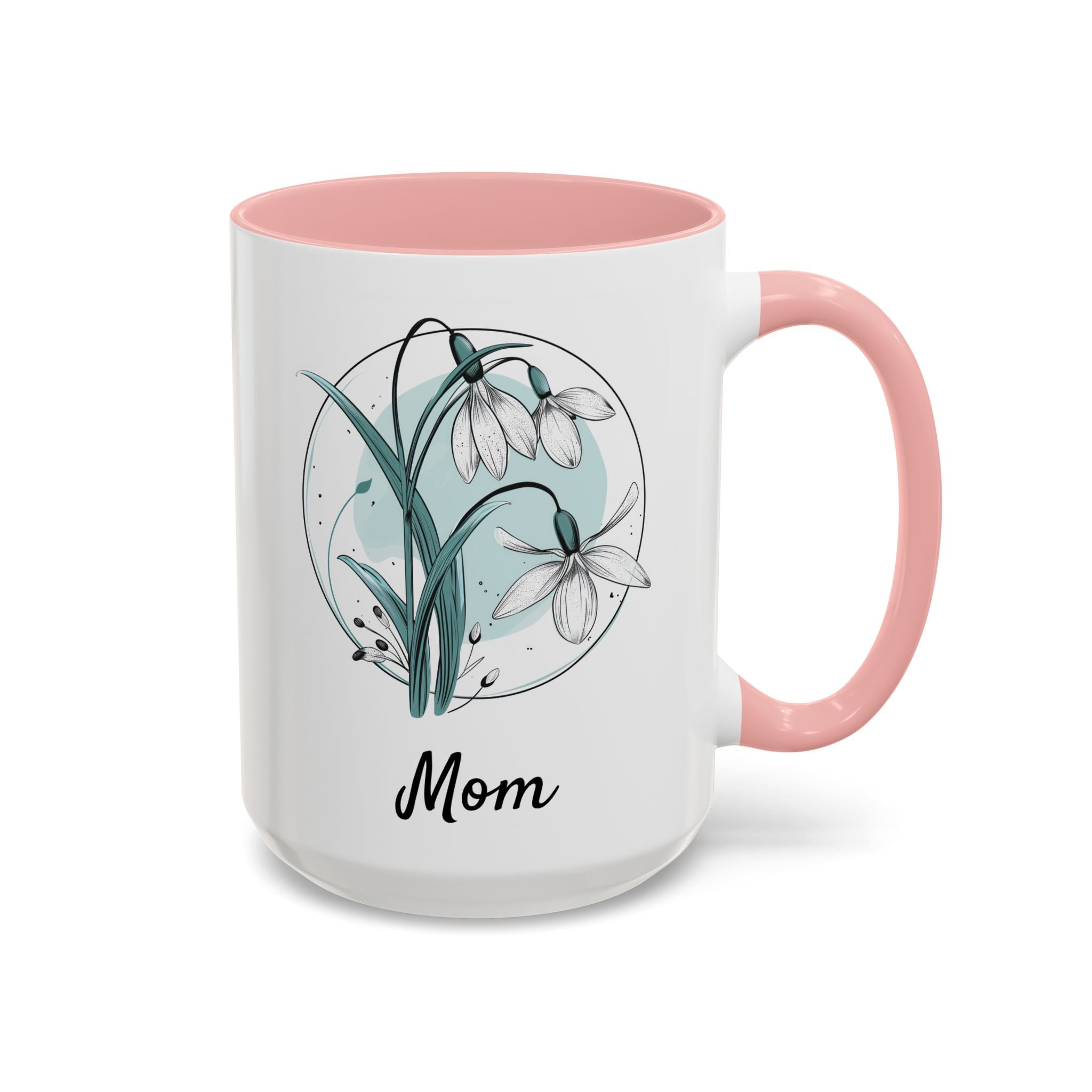 January Snowdrop, Personalized Birth Month Mug-Mug-Wild Pour