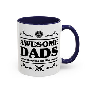 Awesome Dads Explore Dungeons & Slay Dragons, D&D Mug-Mug-Wild Pour