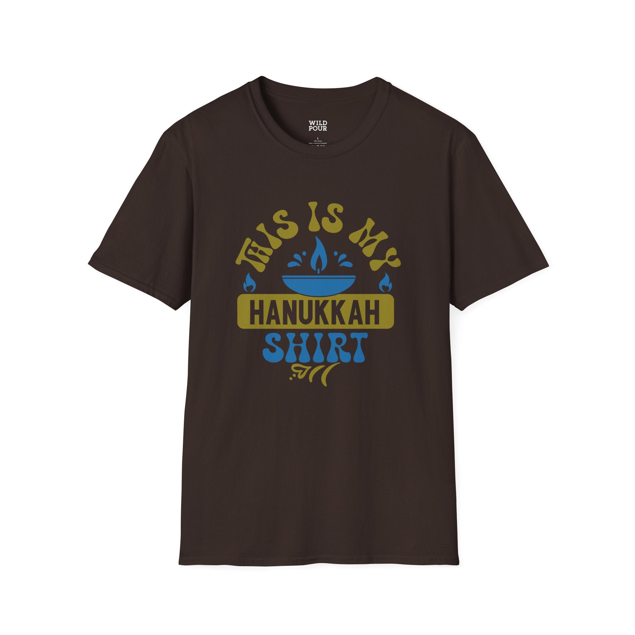 This is My Hanukkah Shirt, Funny Tee-Adult Tees-Wild Pour