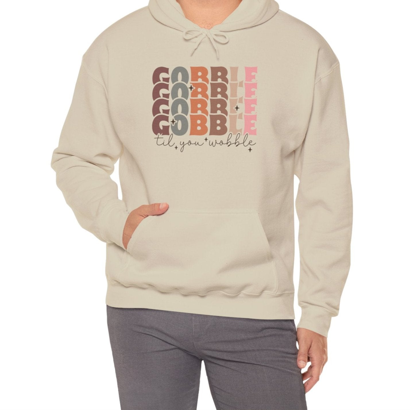 Gobble Til You Wobble Hoodie-Hoodie-Wild Pour