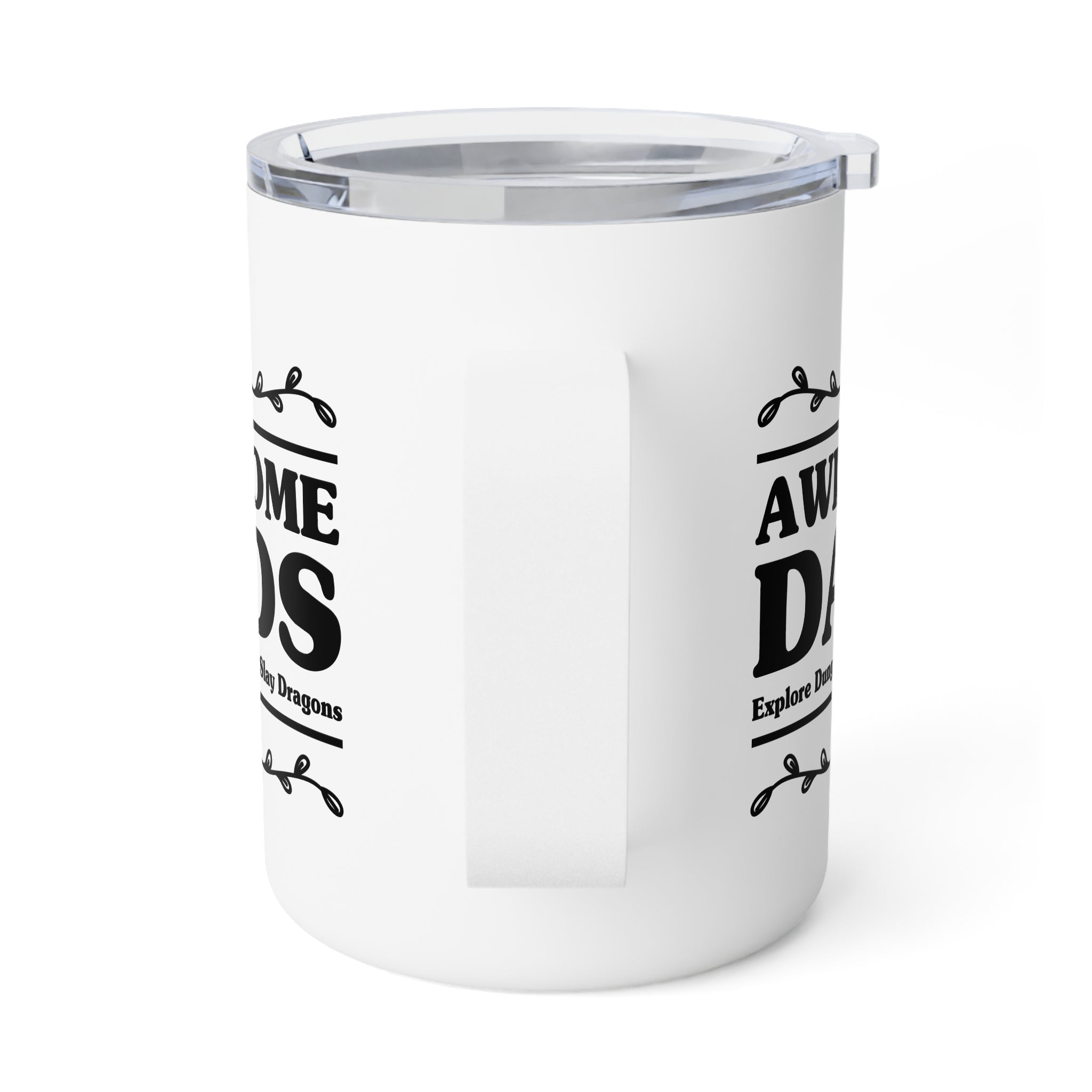 Awesome Dads Explore Dungeons & Slay Dragons, D&D Insulated Mug-Insulated Mug-Wild Pour