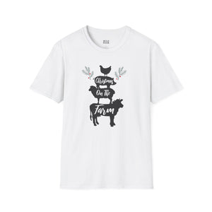 Christmas on the Farm Tee-Adult Tees-Wild Pour