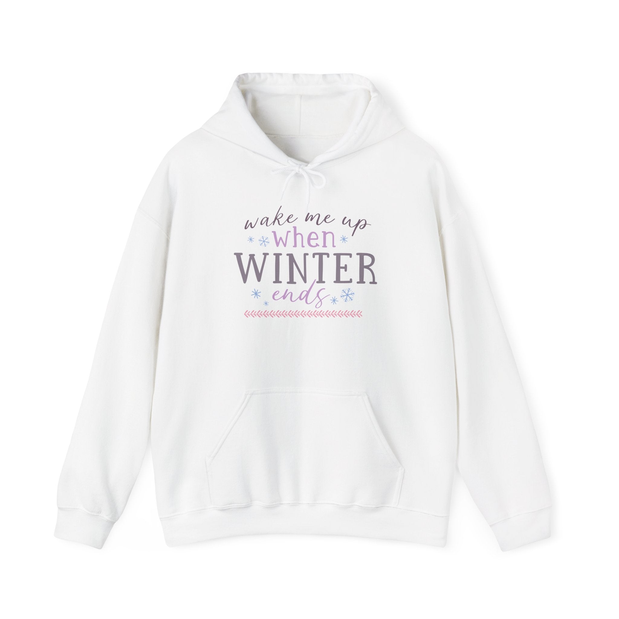 Wake Me Up When Winter Ends Hoodie-Hoodie-Wild Pour