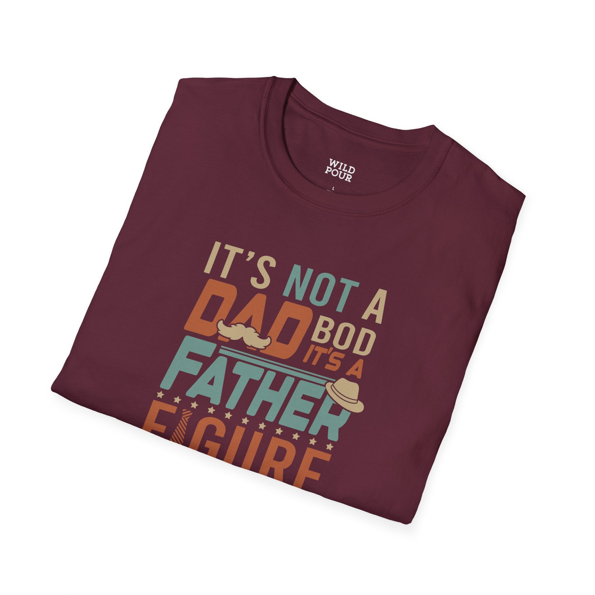 It's Not a Dad Bod, It's a Father Figure Tee-Adult Tees-Wild Pour