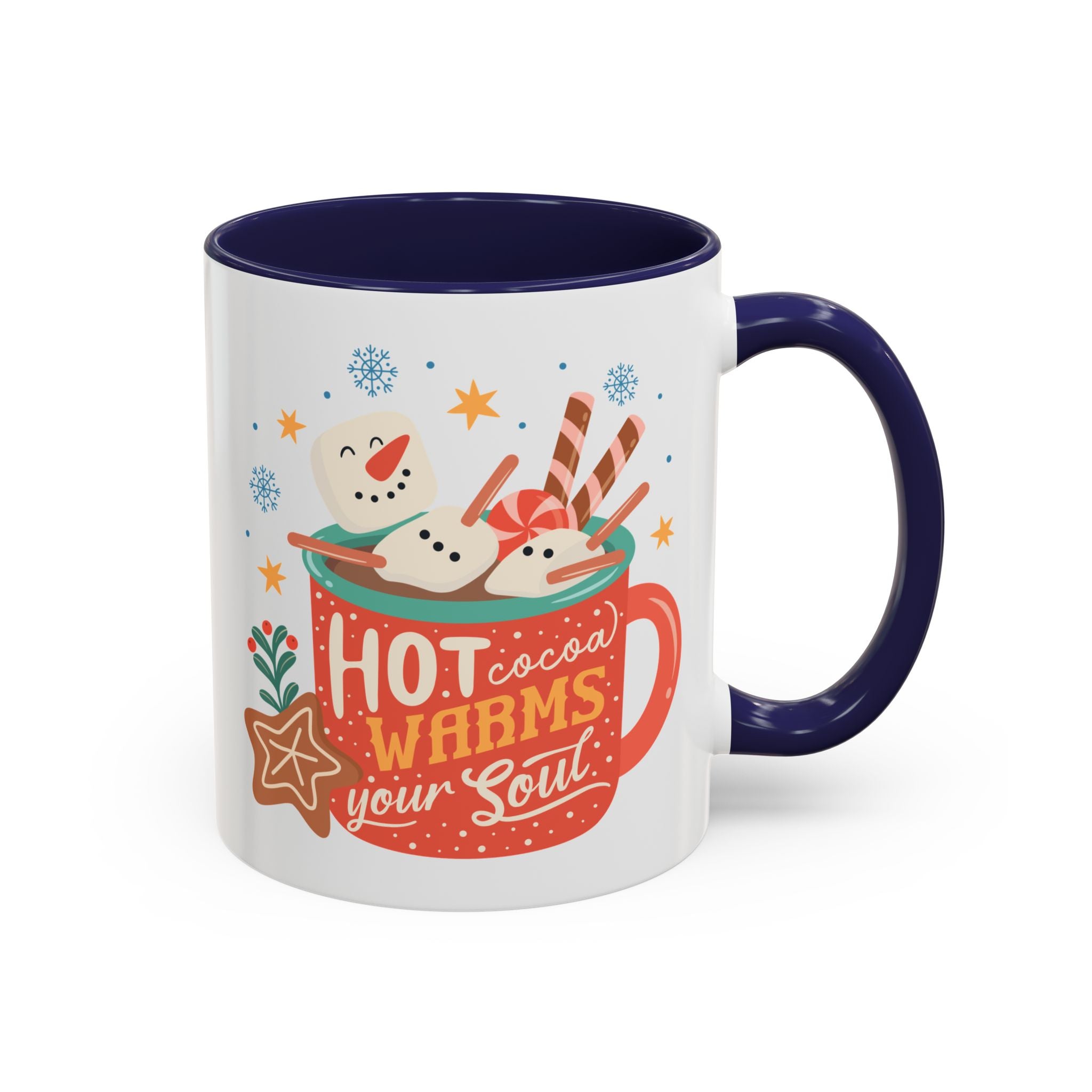 Hot Cocoa Warms Your Soul, Snowman Mug-Mug-Wild Pour