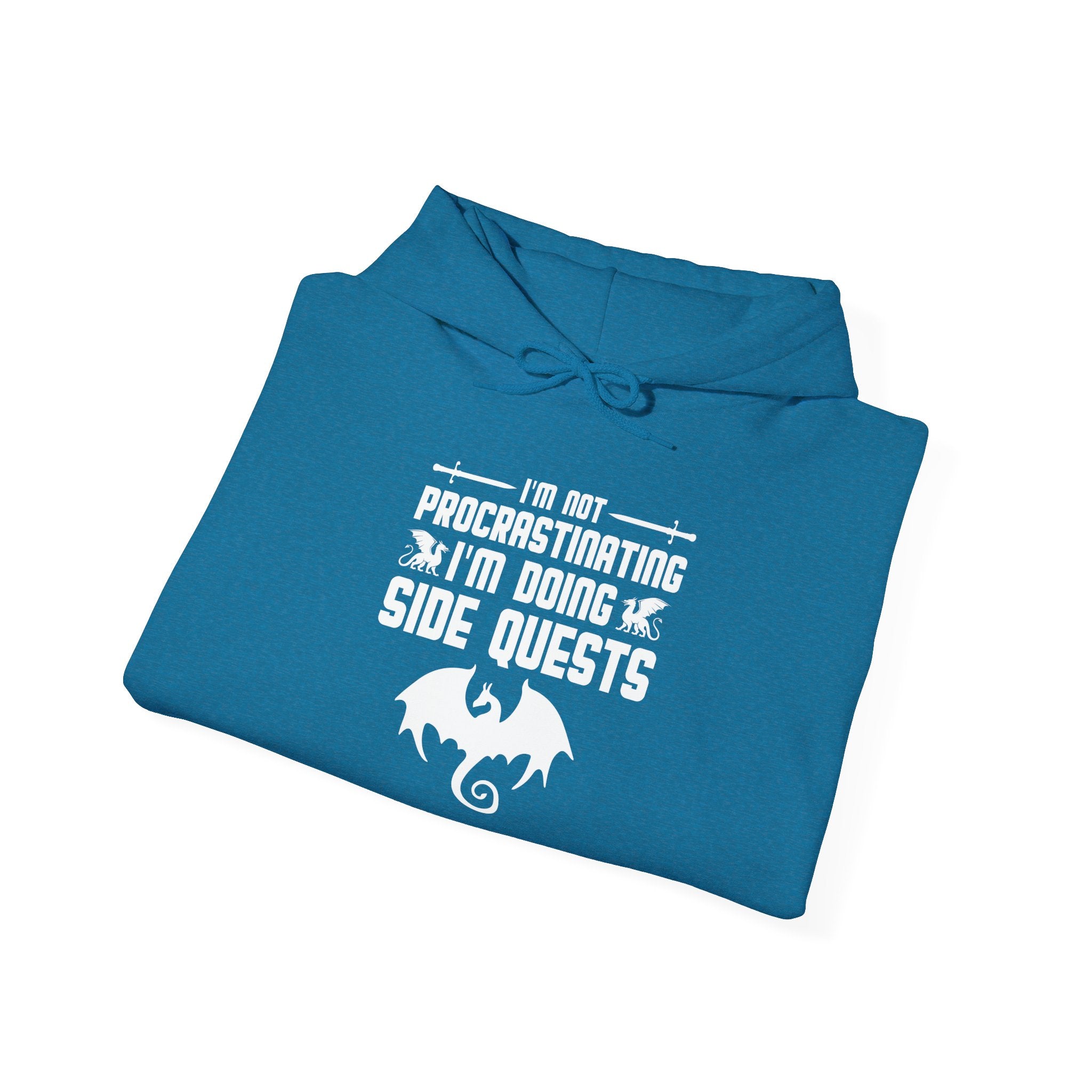 I'm Not Procrastinating, I'm Doing Side Quests, Gamer Hoodie-Hoodie-Wild Pour