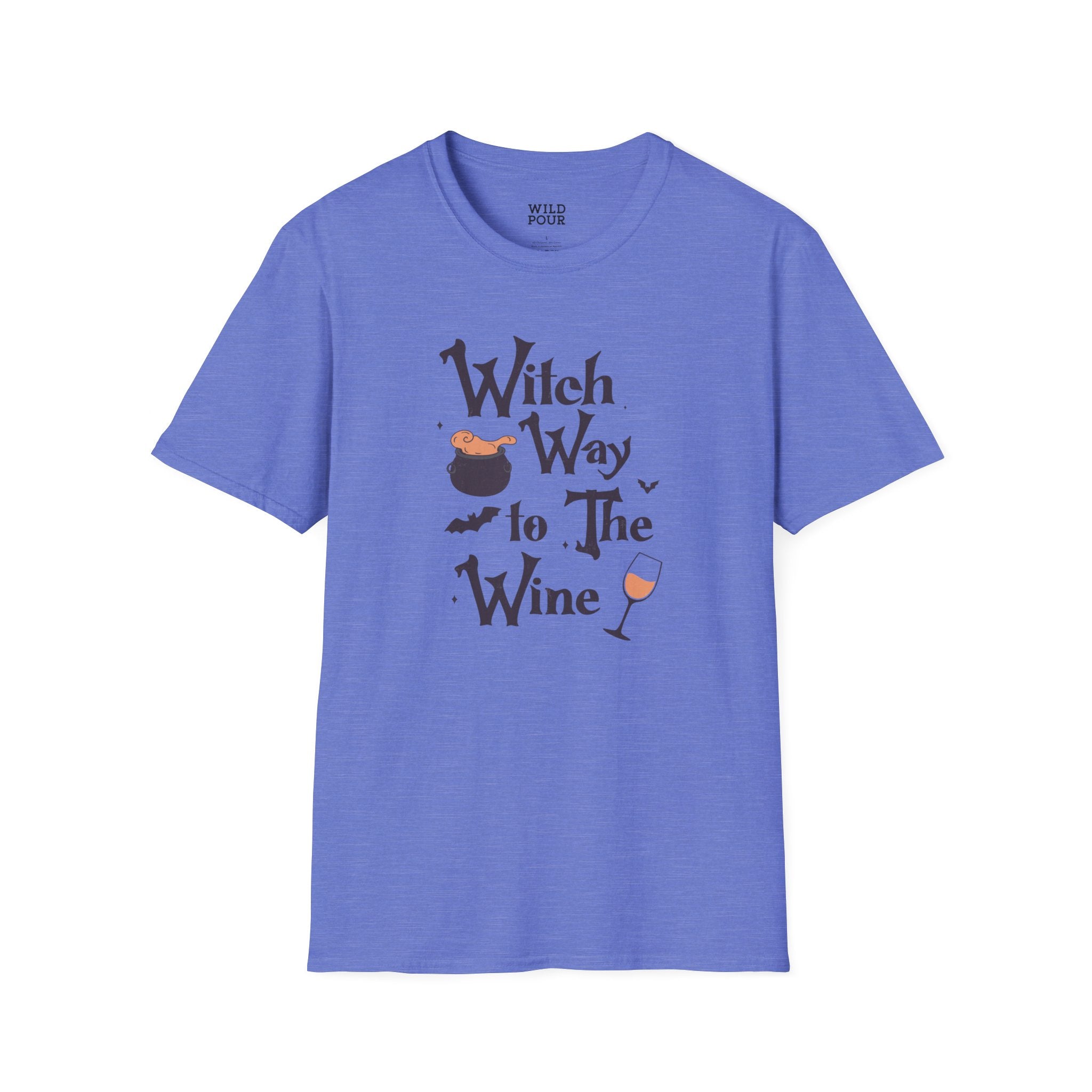 Witch Way to the Wine Tee-Adult Tees-Wild Pour