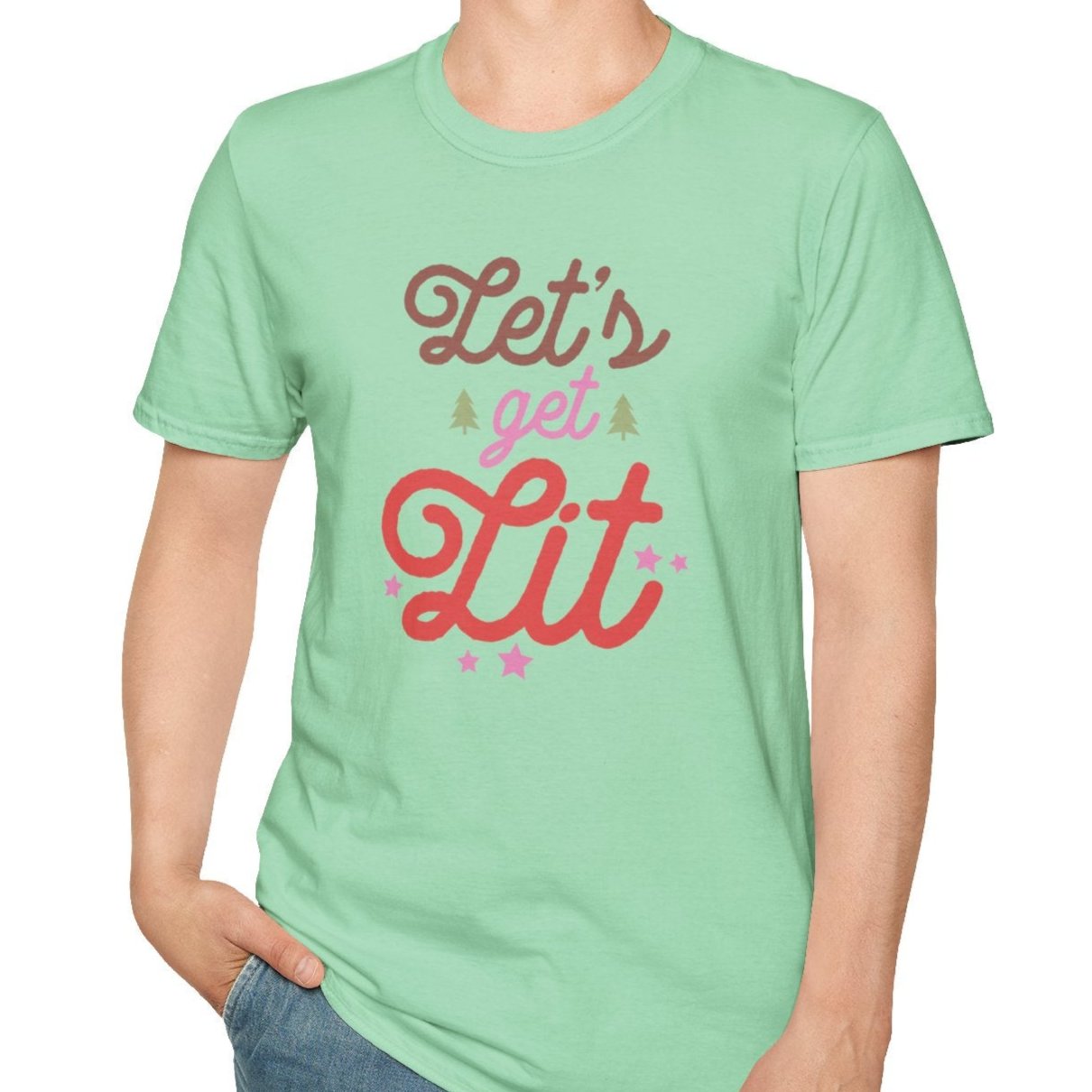 Let's Get Lit, Winter Tee-Adult Tees-Wild Pour