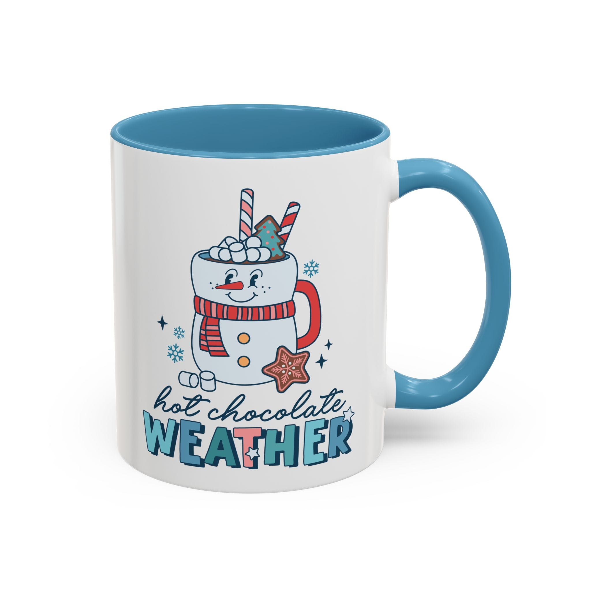 Hot Chocolate Weather, Snowman Mug-Mug-Wild Pour