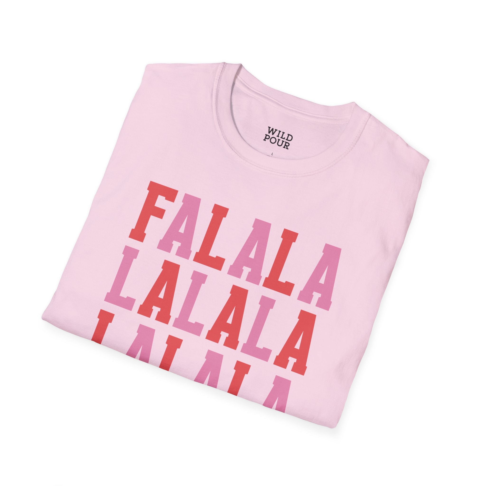 Fa La La, Christmas Tee-Adult Tees-Wild Pour