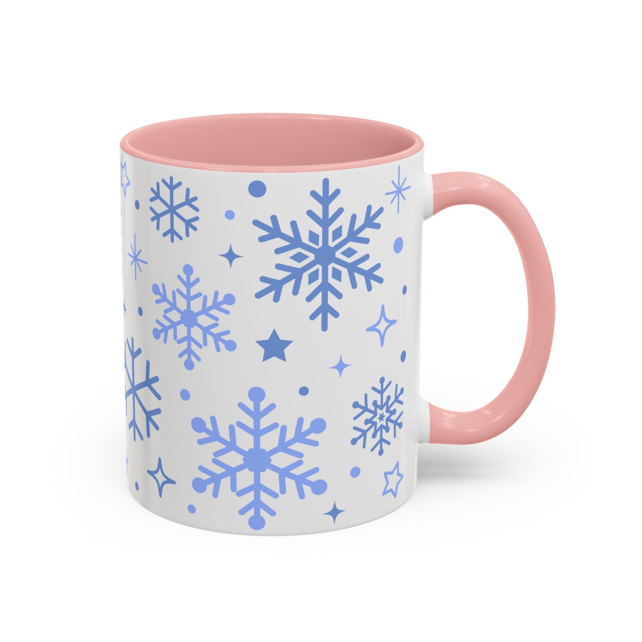 Winter Snowflakes, Wrap-Around Holiday Mug-Mug-Wild Pour