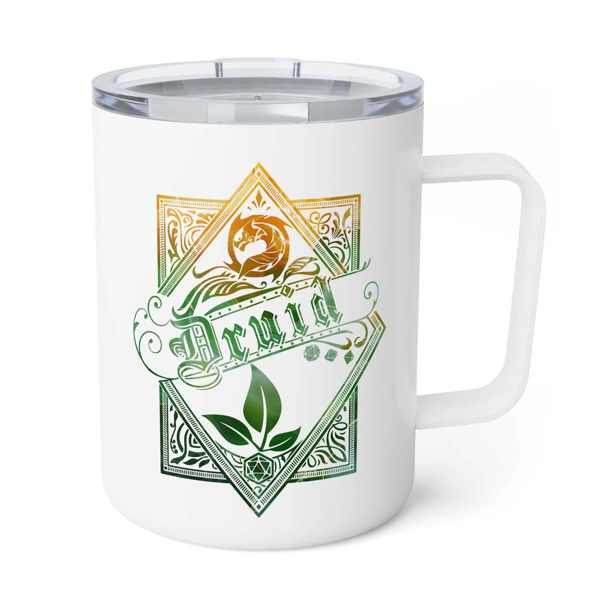 D&D Class Insulated Mug, Druid-Insulated Mug-Wild Pour