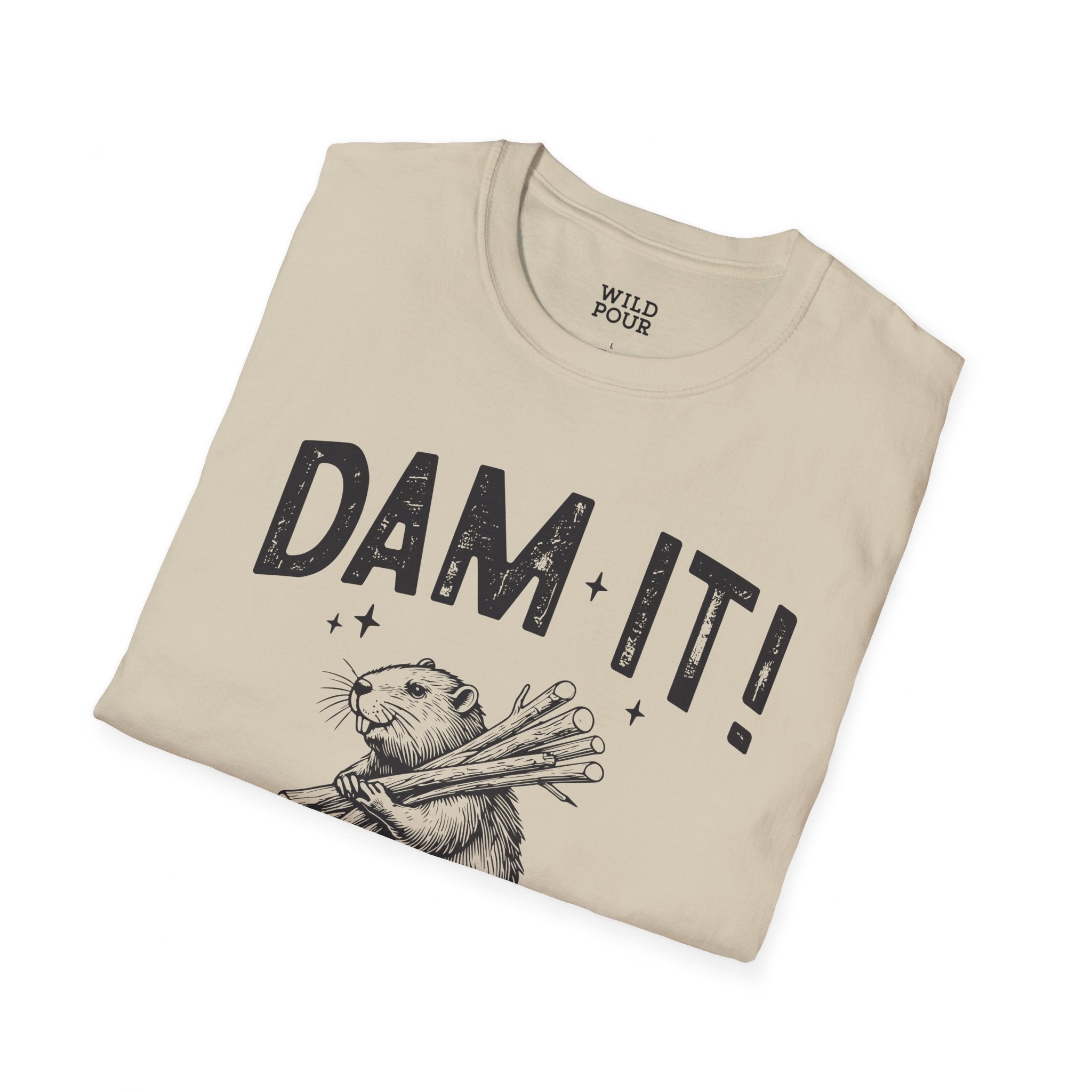 Dam It! Beaver Tee-Adult Tees-Wild Pour