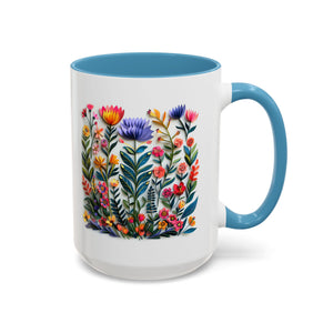 Wildflowers, Paper Quilling Mug-Mug-Wild Pour